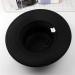 Classic Black Flat Top Fedora Hat for Unisex - Brim Church Derby Cap - Buy Online on GoSupps.com