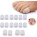 8 Pairs Silicone Toe Cuffs & Caps for Men & Women | Relief for Bubbles Hammer Toe & Ingrown Nails - Buy Online on GoSupps.com