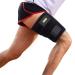 Yosoo Health Gear Adjustable Thigh Support Breathable Thigh Brace with Non-Slip Strap for Hip Groin Hamstring Thigh and Sciatic Nerve Muscle Strain Prevention and Rehabilitation Thigh Support - Black