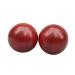Hoement 2 Pieces Rosewood Hand Message Ball Message Roller For Classic Hand Message Ball Rosewood Handball 5cmX5cm Red