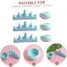 minkissy 4 Sets Nail Art Brush Cup Nail Art Stand Sponge Holder Gel Nail Brush Paint Brush Holder Soak off Acetona Nail Holder Manicure Pen Holder Nail Stand Clean Water Cup - Buy Online on GoSupps.com