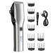 Pro Hair Clipper Cordless Hair Clipper Professional Electric Hair Trimmer Adjustable Barber Hair Cutting Kit Lithium Ion Rechargeable