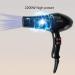 Professional Salon Ionic Blow Dryer 2200W Hair Dryer with Nozzle Powerful Hairdryer Fast Drying Blow Hair-Dryer AC Motor 2 Speed and 3 Heat Long Cable Light Quiet for Home and Salon Women Men Black - Buy Online on GoSupps.com
