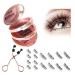 Magnetic Eyelashes  Reusable Magnetic False Eyelashes Natural Look 3D Dual Magnets Extension Soft individual False Eyelashes No Glue With Tweezers for Women Makeup (4-Pairs/16 Pieces) (pink)
