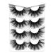 HBZGTLAD 4 Pairs 25mm 3D Mink Lashes Bulk with Custom Box - Short Wispy Natural False Eyelashes Wholesale Pack (LD985) - Buy Online on GoSupps.com
