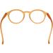 Calabria ZT-1662 Round Reading Glasses +2.50 | Trendy Orange Eyewear for Men & Women | Stylish Vintage TR90 Readers - Buy Online on GoSupps.com