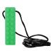 Soft baby bite ring 5 colors orally sensory cake stuff chewing necklace toy building blocks for toddlers swimming toys disease toys gifts for children (green)
