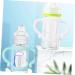Toyvian 2pcs Bottle Handle Toys for Hands Free Bottle Drink Bottle with Handle Bottle Holder Grip Bottles Catcher Feeding Bottle Travel Cup White - Buy Online on GoSupps.com
