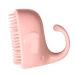 Toyvian 1pc Shampoo Brush Manual Scalp Massagers Infant Hair Brush Handheld Shampooer Silicone Shampoo Brush Hair Cleaning Brush Infant Shampoo Brush Abs Pink Baby Hairbrush Head Massager