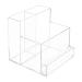 Colcolo 3 Rows 10 Holes Nail Drill Bits Holder Storage Box Nail Organizer Display Transparent for Salon Personal Use