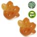 Gruenspecht Organic Natural Rubber Pacifiers for 0-6 Months | Set of 2 | Soft Heart-Shaped Shield | Orthodontic Design - Buy Online on GoSupps.com