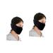 Healeeved 2 1 Winter Sturmhauben Skiing Masks Winter face mask Staub protection mask winter mask Anti-dust face mask mouth-muffle mask dustproof miracles men and women 1 piece (1 Pack) blackx2st