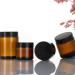 FIOERDTUIE Travel-friendly Reusable Amber Glass Bottle With Screw Lid Multi-functional Anti-slid Bottom Secure Lock Oil Extra Thick 150g Amber 150g 150g Amber 150g - Buy Online on GoSupps.com