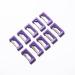 SNAWOP Dental Interproximal Strips 10PC Orthodontic IPR/IR Strip System Enamel Reduction Single Hand Use Teeth Polishing Kit (Purple)