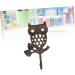 STOBAZA Towel Holder Wall Hanging Hooks Towel Hook Owl Shape Hook Cast Iron Hook Coat Hook Classical Wall Hook medium As Shown - Buy Online on GoSupps.com