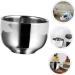 Buy Minkissy 2 PCs Stainless Steel Mixing Bowls - Ideal Shaving Cups & Foaming Bowl for Men | Durable Metal Containers for Shaving Accessories - Buy Online on GoSupps.com