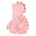 famuka Little Kids Dinosaur Hoodie Toddler Boy Girl Sweatshirt Unisex Casual Tops 4 Years Pink