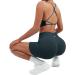 SUUKSESS Women Seamless Workout Set | High Waist Booty Shorts & Strappy Sports Bra | Deep Green | Size 2-4 - Buy Online on GoSupps.com