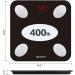 Triomph Smart Scale - Digital Body Fat Bathroom Scale for Weight, Body Fat, Water, Muscle, BMI, Bone Mass - iOS and Android App - Black - Buy Online on GoSupps.com