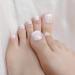 120 Pieces Light Pink False Toenails Kit - 12 Sizes Artificial Toe Nail Tips for Nail Art & Design Display International Shipping Available - Buy Online on GoSupps.com