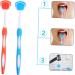 CLISPEED 12pcs Tongue Cleaning Brush - Metal Nanoplastic Scraper Colorful Oral Hygiene Tools (19.5x3x0.6cm) - Ship Worldwide! - Buy Online on GoSupps.com