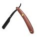 Vaorwne stainless steel straight razor knife folding razor knife knife knife barber razor knife wood handle face hairy hairy beard shave razor tool