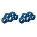 Finger Exerciser Skin Friendly Finger Trainer 2Pcs High Flexibility for Recovery (Dark Blue 11LB)