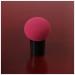 Makeup Sponge Non-latex Makeup Sponge Mushroom Head Powder Liquid Foundation Puff Dry & Wet Multi- function Cosmetic Tool Tamp Storage Box Makeup Sponge Holder(Wine no cap)