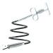 Sewer Pipe Unblocker Bathroom Hair Sewer Sink Cleaning Tools Snake Spring Pipe Dredging Tool Kitchen Accessories 160mm White