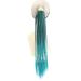 Dreadlock extensions synthetic hair long ombre dreadlock reggae hippie bun green/light green Green/light green