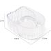 YUSSEQDD Nail Art Tool Nail Soaking Bowl for Manicure SPA Acrylic Remover Portable and Lightweight Transparent 14.8x11.5x5.7cm 14.8x11.5x5.7cm Transparent - Buy Online on GoSupps.com