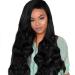 Stay & Me Recke Black Women Long Curls Wavy Synthetic Wig - Heat Resistant Ombre Afro Wigs for Parties - Buy Online on GoSupps.com