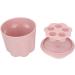 Silicone Brush Cleaning Box Dustproof Cover Prevent Damage Drying Rack Makeup Brushes Cleaning Bowl for Salon Use (Pink) - Buy Online on GoSupps.com