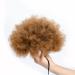 Buy 6-Inch Short Afro Puff Drawstring Ponytail - Human Hair Curly Clip-In Extensions in Natural Color - Buy Online on GoSupps.com