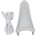 Gel Nail Lamp 180 Degree Lighting Mini Gel Nail Lamp Quick Drying 3 Gears USB Charging for Salon (Silver) - Buy Online on GoSupps.com
