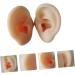 Tofficu 1 Pair Silicone Ear Picking Practice Tunnels | Simulated Auditory Meatus Model for Ear Display | Artificial Display Ear Mold - Silica Gel - Buy Online on GoSupps.com