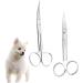 Beaupretty 4-Piece Fabric Scissors Set - Animal Hair Cutting Scissors for Pet Grooming | Round Head & Curved Design - Buy Online on GoSupps.com