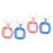 Tovinanna 4 pieces U-shaped toothbrush for children cartoon u toothbrush tool toothbrushes for children toothbrush children's accessory delightful toothbrush manual the lazy pp