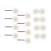 Simulation daisy hair clips fresh hair clips hair bands for women and girls (8 pieces of hair clips and 4 pieces of hair bands)