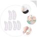 FRCOLOR 6 Pairs Anti-Wear High Heel Stickers | Clear Forefoot Pads & Gel Insoles for Women - Invisible Metatarsal Pads - Buy Online on GoSupps.com
