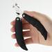 Lurrose 1Pc Folding hawk mouth pliers Toe Nail Clippers Adult Pedicure Clippers Toenail Cutters folding Toe Nail Scissor Ingrown Handle Rubber and Plastic household Stainless steel - Buy Online on GoSupps.com