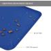 Reopet Silicone Feed Mats for Pets - Waterproof Dog & Cat Mats with Elevated Edges | 60 x 40 cm (1-Pack) Marine Blue - International Shipping Available - Buy Online on GoSupps.com