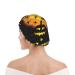 Halloween Pumpkin Witch Printed Shower Cap for Women - Waterproof & Fits All Head Sizes | Bath Cap for All Hair Textures - Buy Online on GoSupps.com