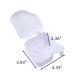 Buy Retainer Storage Box - White Denture Box with Mirror for Travel & Home | Durable & Convenient - Buy Online on GoSupps.com