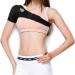 Neoprene Shoulder Support Bandage - Unisex Upper Arm Brace for Shoulder Injuries & Stiffness | Fits Left or Right Shoulder - Buy Online on GoSupps.com