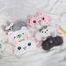 Buy Cute Cartoon White Cat Sleeping Eye Mask | Soft Plush Nap Mask for Men & Women - Buy Online on GoSupps.com