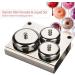 Acrylic Nail Powder & Monomer Holder Stainless Steel Cup | Nail Art Tools & Equipment - Buy Online on GoSupps.com