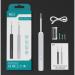 NATFIRE NE3 Ear Cleaner High Precision Ear Wax Removal Tool with Camera LED Light Wireless Otoscope Smart Ear Cleaning Kit White