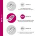 Dentistar Silicone Pacifier Set - Size 2 (6-14 Months) | Tooth & Jaw Friendly BPA-Free Made in Germany - Pink Stars - Buy Online on GoSupps.com