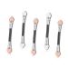 DOITOOL Small Eyeshadow Brush 50pcs Eyeshadow Makeup Brush Eyeliner Brush Makeup Eye Shadow Smudge Brush Miss Oval